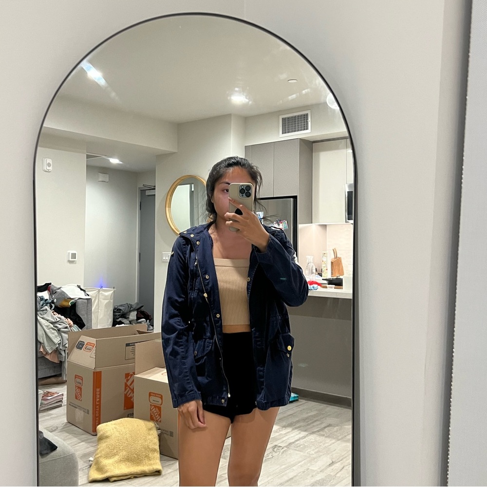 navy utility jacket